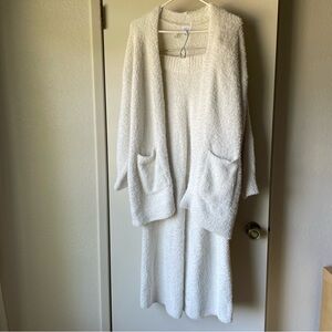 2 piece cozy fuzzy lounge set